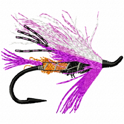 Fish Hook Embroidery Design 6 Fish Hook Embroidery Design 6